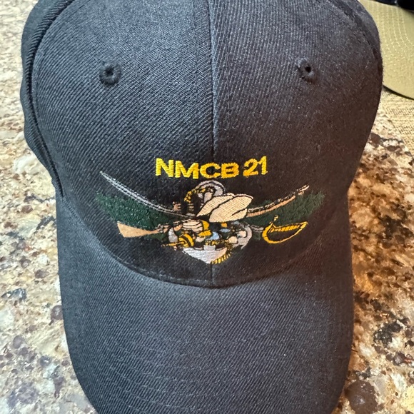 United States Navy NMCB 21 Embroidered Ball Cap - Picture 4 of 10